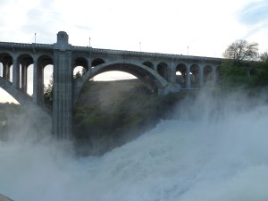 Monroe Street Bridge and Falls - 2011