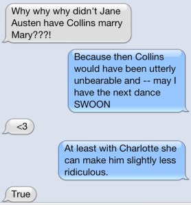 In between swoons, we discuss authorial decision making.